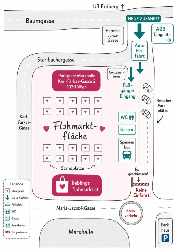 Übersichtsplan lieblingsflohmarkt St.Marx